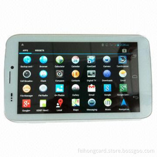 MT6589 Quad-core Tablet PC, Measures 189.4 x 108.7 x 8.9mm, 3.7V, 3,000mAh Battery